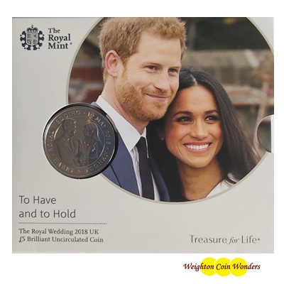 2018 BU £5 Coin Pack - The Royal Wedding